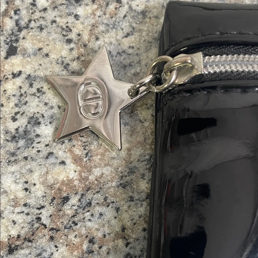 Dior Glossy Black Cosmetics Bag